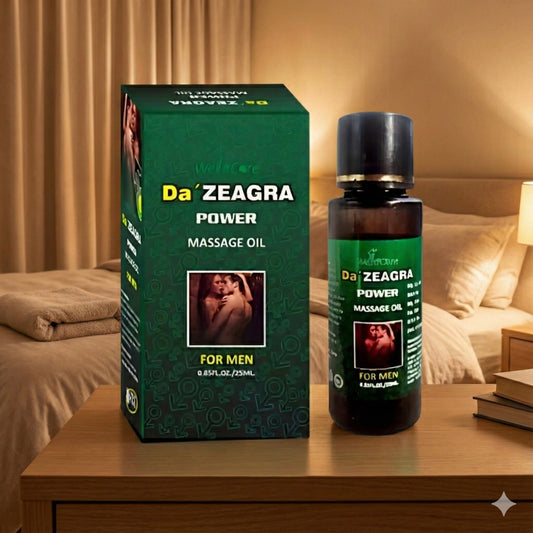 ™Da Zeagra Power Massage Oil ® for Men – Herbal Energy & Vitality Support for Men’s Daily Wellness
